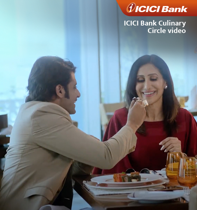 ICICI Bank Culinary Circle Video: A captivating image featuring a vibrant scene with the ICICI Bank logo and the words 'Culinary Circle Video.' This image likely promotes a video series or content created by Greysell, a leading video production company, highlighting the bank's focus on enriching customer experiences.